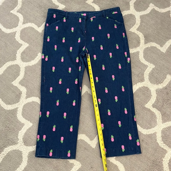 Lilly Pulitzer jeans cropped Capri length size 14 - Picture 3 of 5